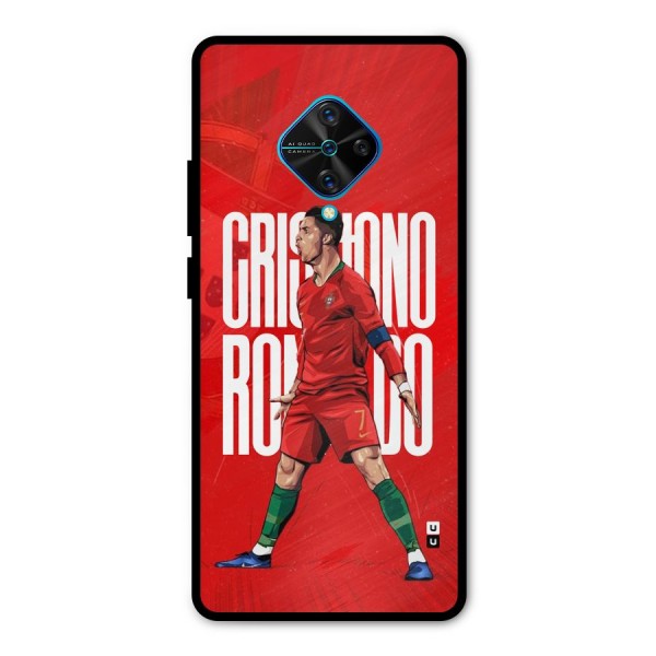 Soccer Star Roar Metal Back Case for Vivo S1 Pro