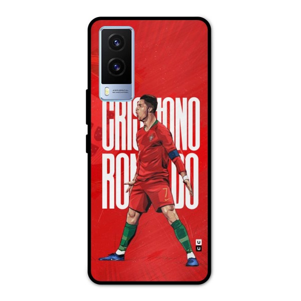 Soccer Star Roar Metal Back Case for Vivo V21e 5G