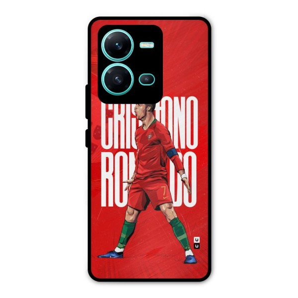 Soccer Star Roar Metal Back Case for Vivo V25