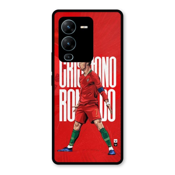 Soccer Star Roar Metal Back Case for Vivo V25 Pro