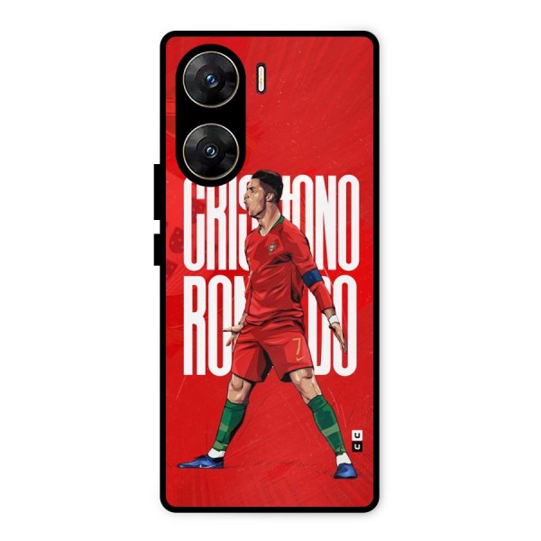 Soccer Star Roar Metal Back Case for Vivo V29e