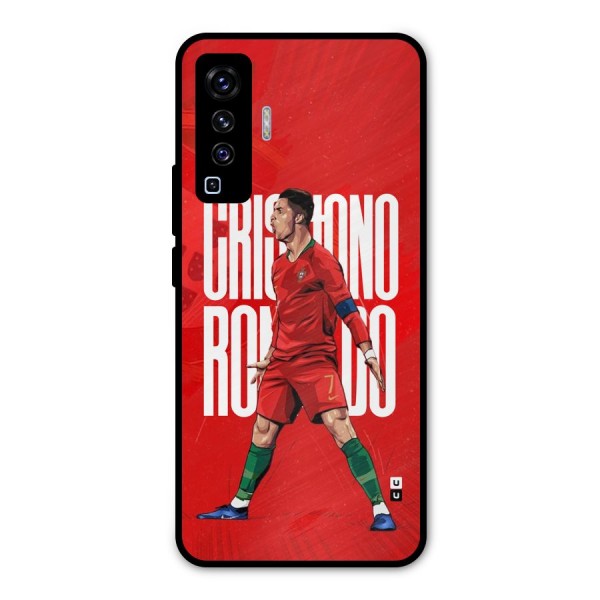 Soccer Star Roar Metal Back Case for Vivo X50