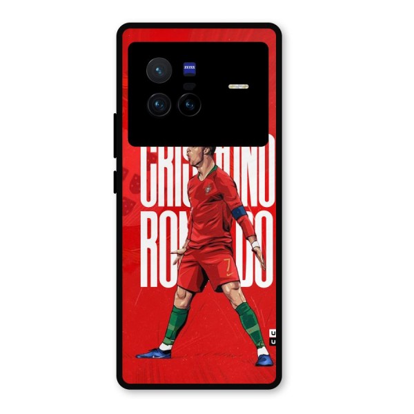 Soccer Star Roar Metal Back Case for Vivo X80