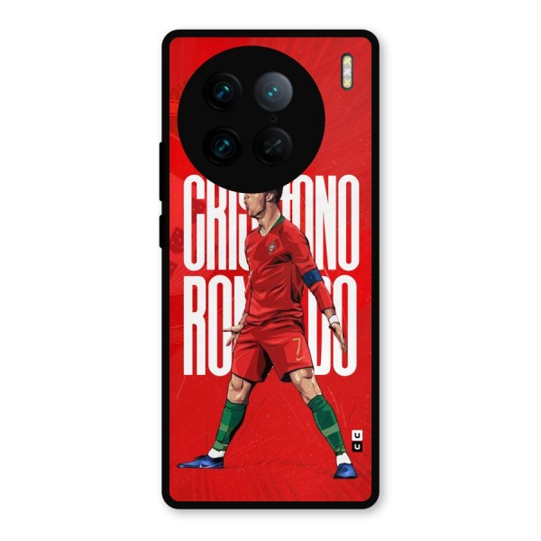 Soccer Star Roar Metal Back Case for Vivo X90 Pro