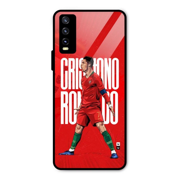 Soccer Star Roar Metal Back Case for Vivo Y20 2021