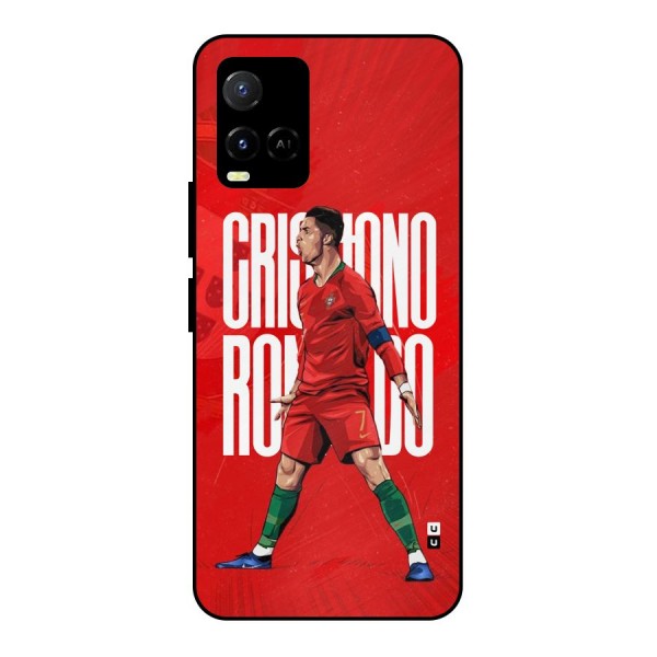 Soccer Star Roar Metal Back Case for Vivo Y21A