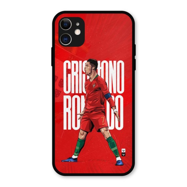 Soccer Star Roar Metal Back Case for iPhone 11