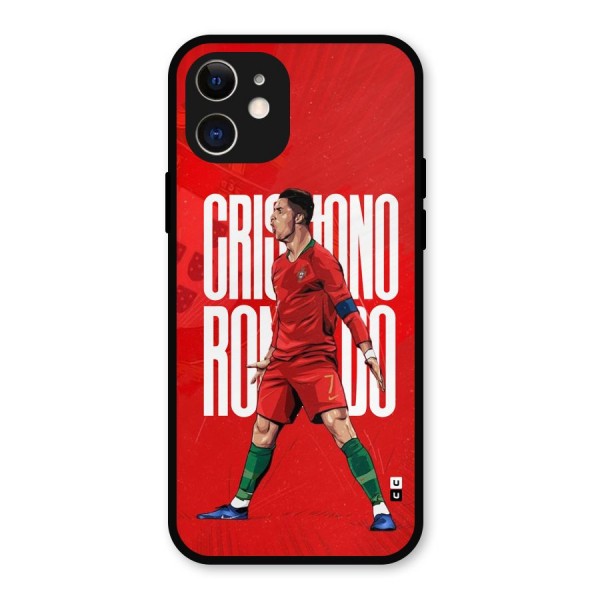 Soccer Star Roar Metal Back Case for iPhone 12