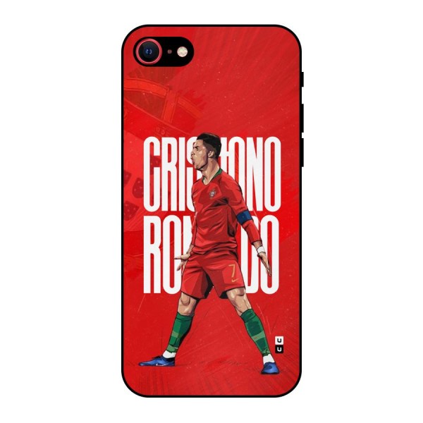 Soccer Star Roar Metal Back Case for iPhone 7