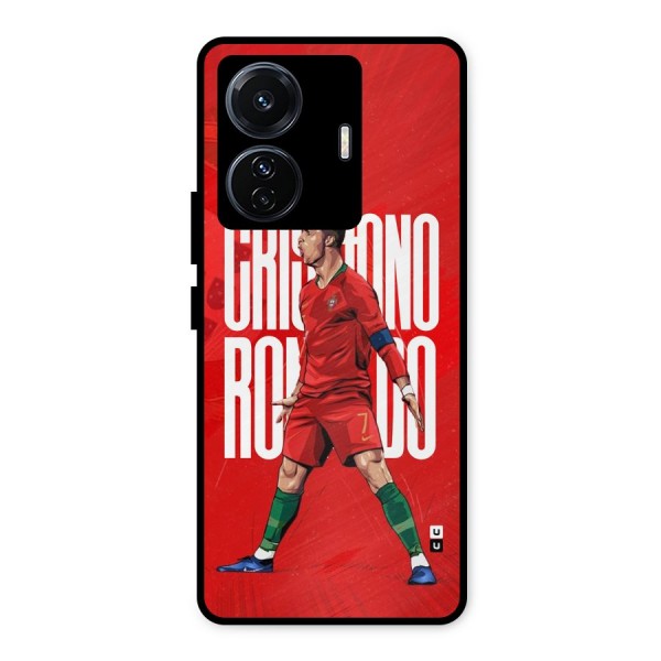 Soccer Star Roar Metal Back Case for iQOO Z6