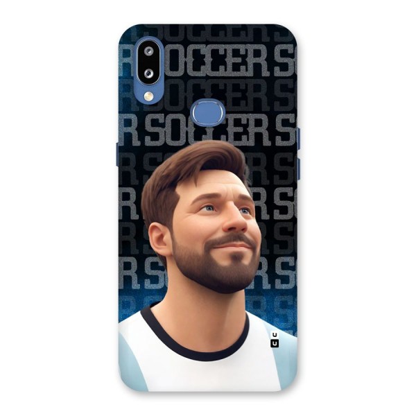 Soccer Star Smiles Back Case for Galaxy M01s