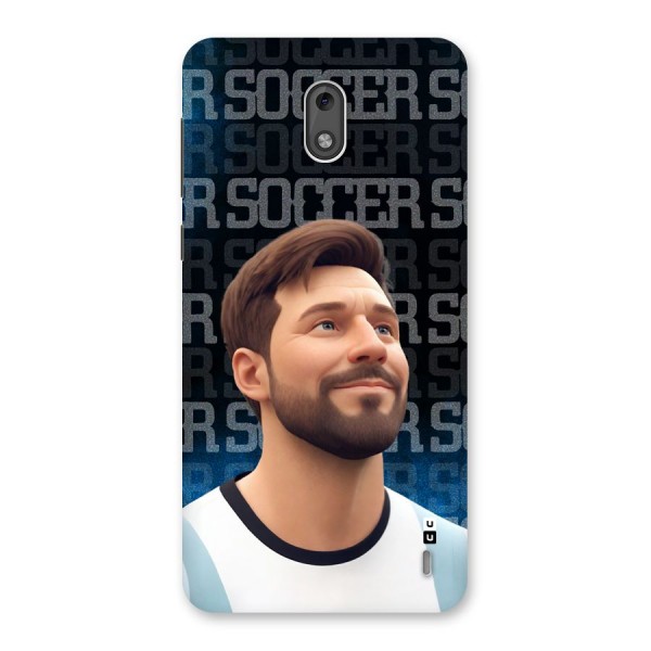 Soccer Star Smiles Back Case for Nokia 2