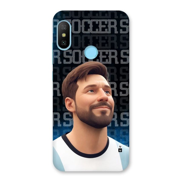 Soccer Star Smiles Back Case for Redmi 6 Pro