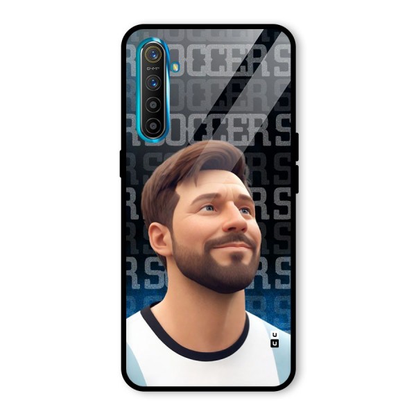 Soccer Star Smiles Glass Back Case for Realme X2