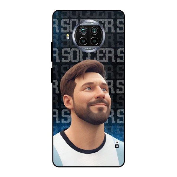 Soccer Star Smiles Metal Back Case for Mi 10i