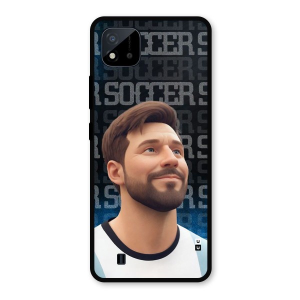 Soccer Star Smiles Metal Back Case for Realme C11 2021