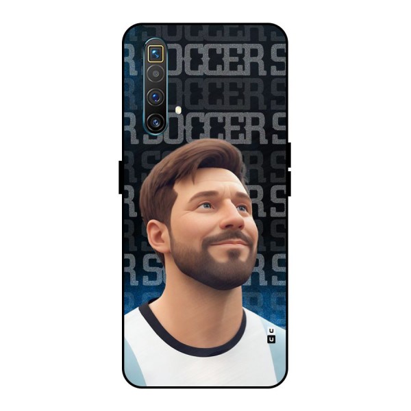 Soccer Star Smiles Metal Back Case for Realme X3 SuperZoom