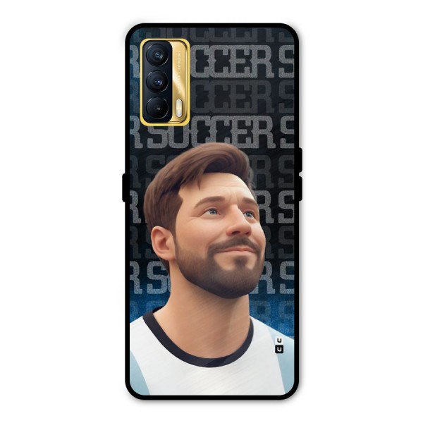 Soccer Star Smiles Metal Back Case for Realme X7