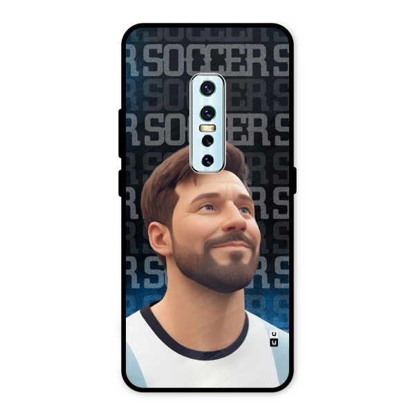 Soccer Star Smiles Metal Back Case for Vivo V17 Pro