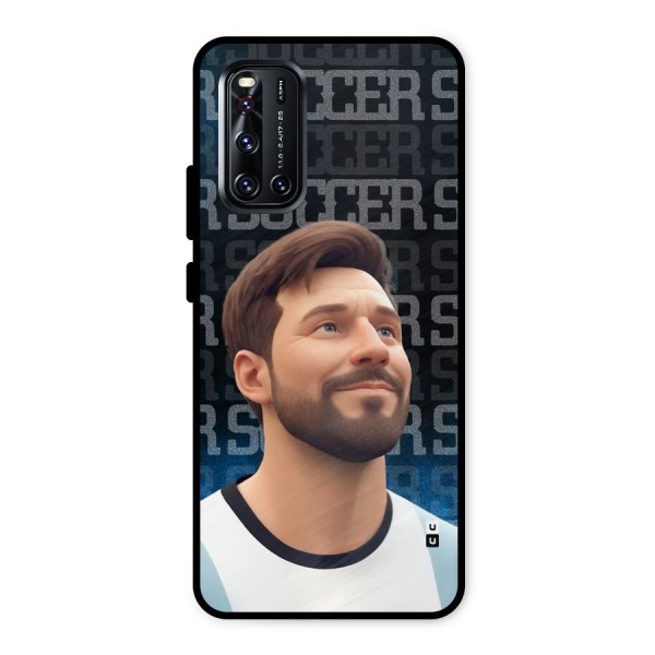 Soccer Star Smiles Metal Back Case for Vivo V19