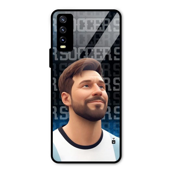 Soccer Star Smiles Metal Back Case for Vivo Y20 2021