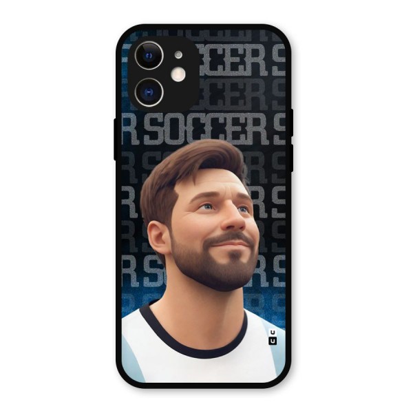 Soccer Star Smiles Metal Back Case for iPhone 12