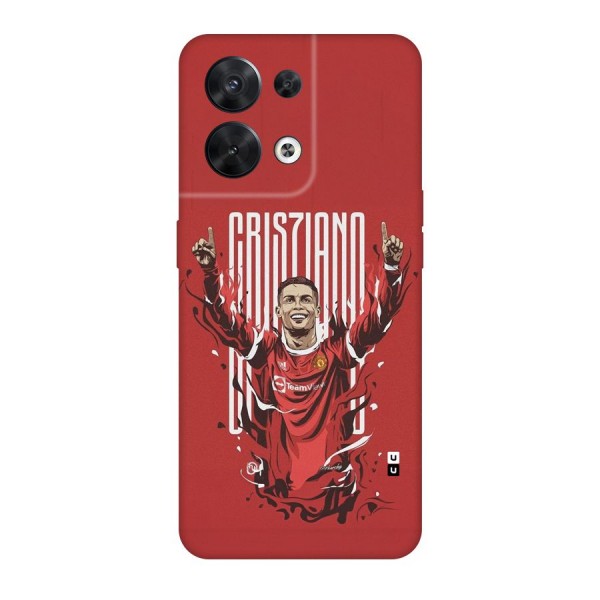 Soccer Star Victory Back Case for Oppo Reno8 5G