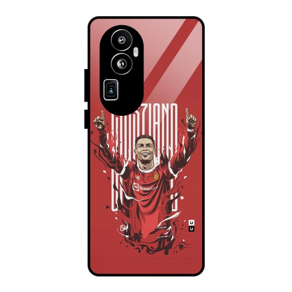 Soccer Star Victory Glass Back Case for Oppo Reno10 Pro Plus