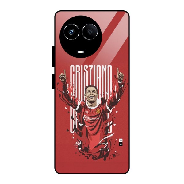 Soccer Star Victory Glass Back Case for Realme 11X