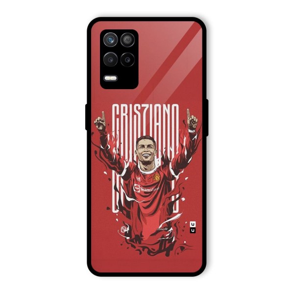Soccer Star Victory Glass Back Case for Realme 8s 5G