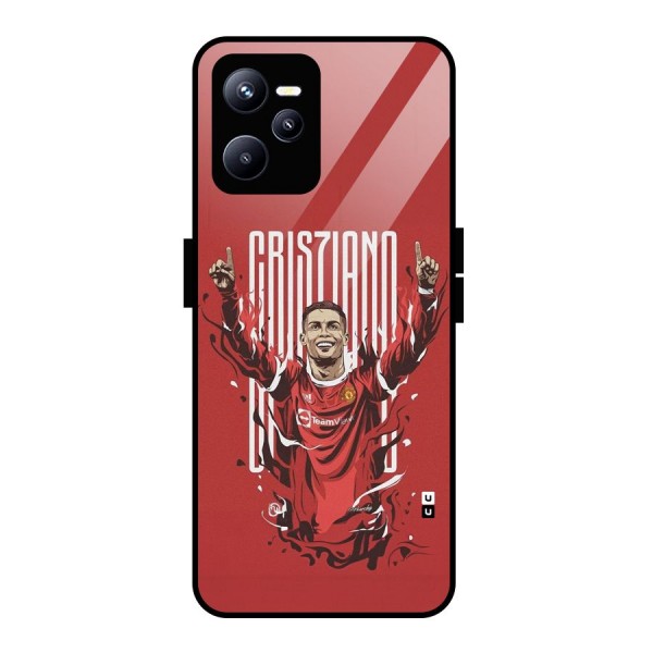 Soccer Star Victory Glass Back Case for Realme C35