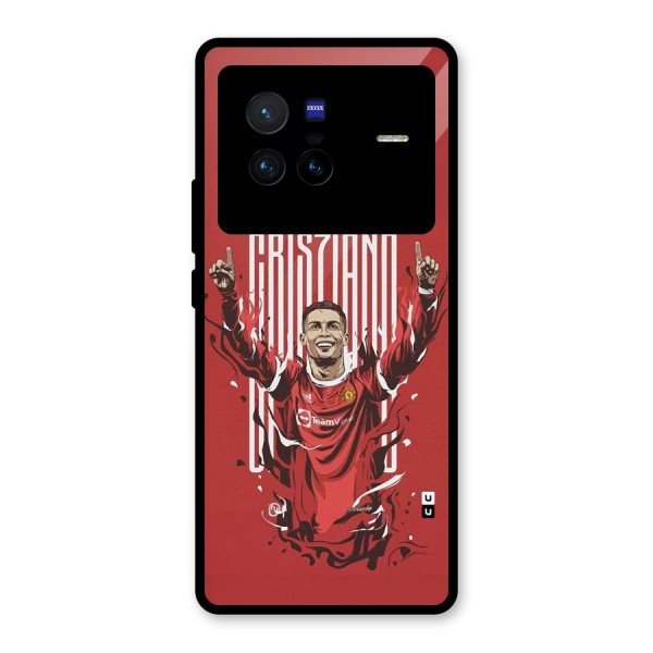 Soccer Star Victory Glass Back Case for Vivo X80