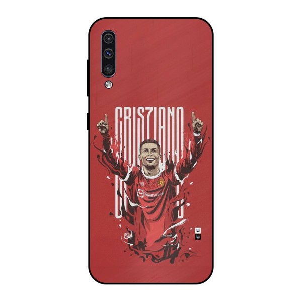 Soccer Star Victory Metal Back Case for Galaxy A50