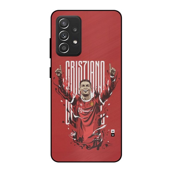 Soccer Star Victory Metal Back Case for Galaxy A52