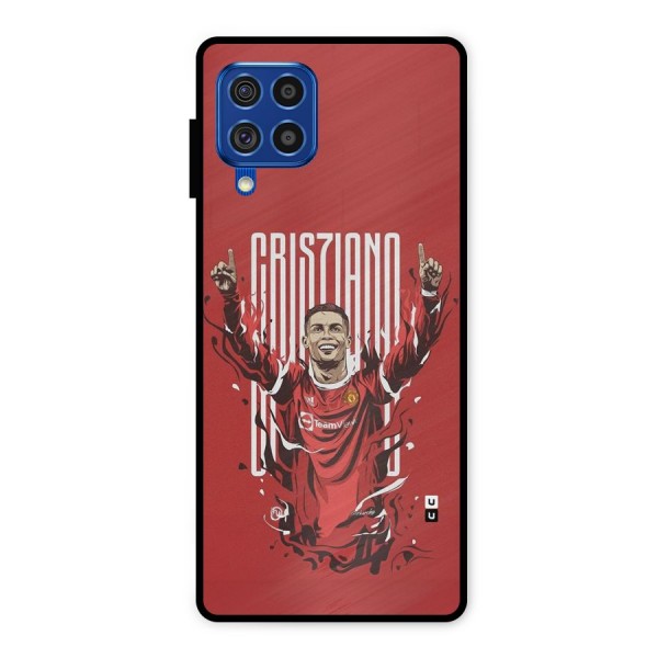 Soccer Star Victory Metal Back Case for Galaxy F62