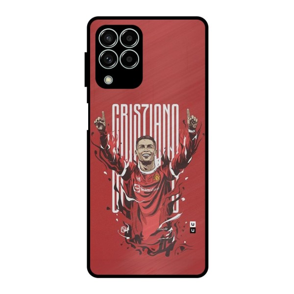 Soccer Star Victory Metal Back Case for Galaxy M33