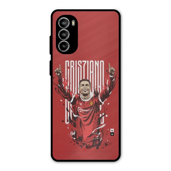 Soccer Star Victory Metal Back Case for Moto G82