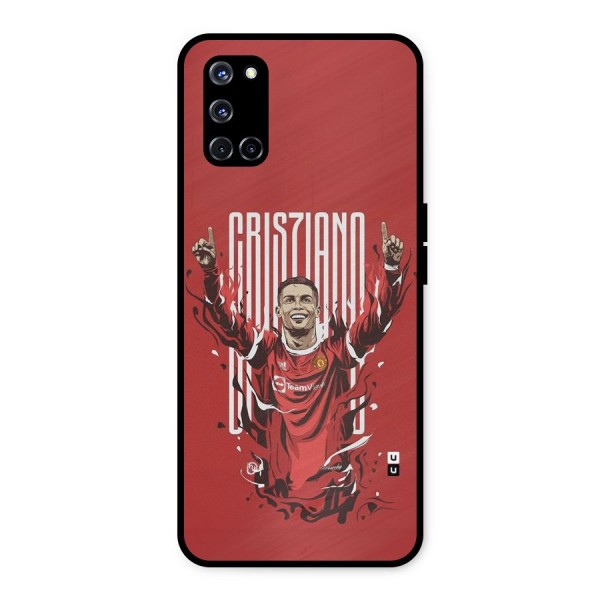 Soccer Star Victory Metal Back Case for Oppo A52