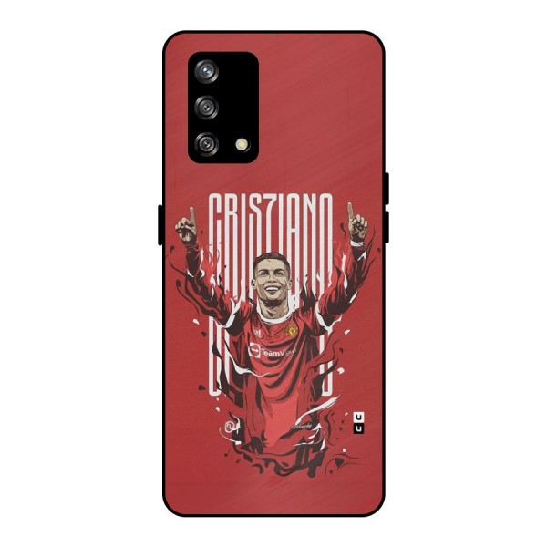 Soccer Star Victory Metal Back Case for Oppo F19