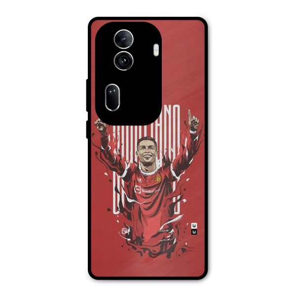 Soccer Star Victory Metal Back Case for Oppo Reno11 Pro 5G