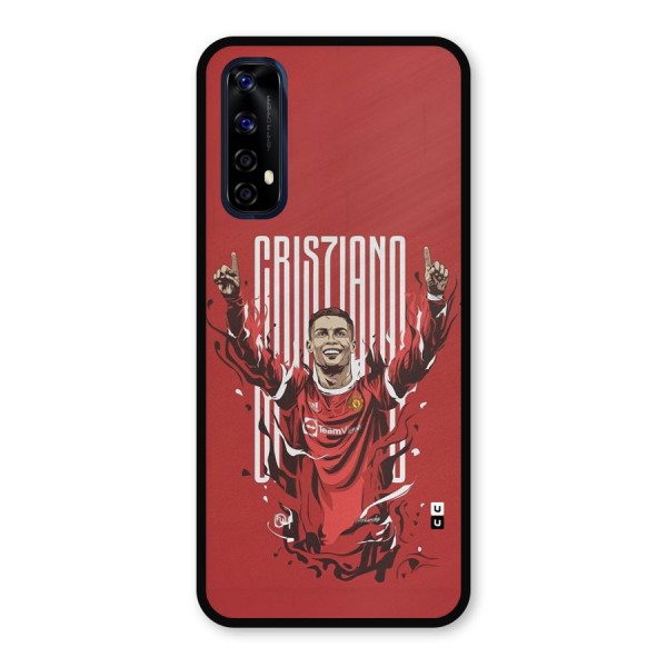 Soccer Star Victory Metal Back Case for Realme 7