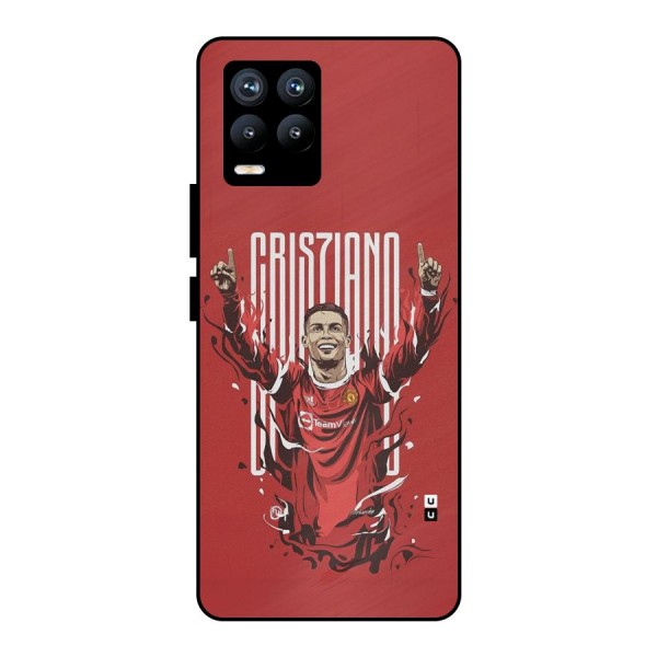 Soccer Star Victory Metal Back Case for Realme 8