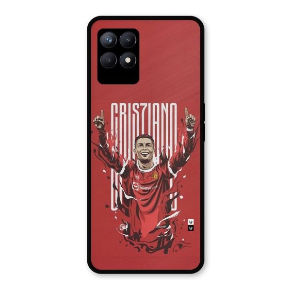 Soccer Star Victory Metal Back Case for Realme 8i