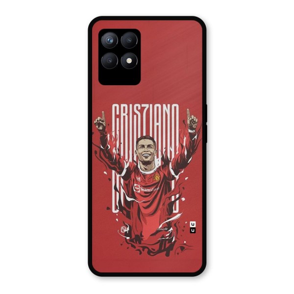 Soccer Star Victory Metal Back Case for Realme Narzo 50
