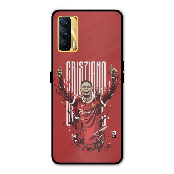 Soccer Star Victory Metal Back Case for Realme X7