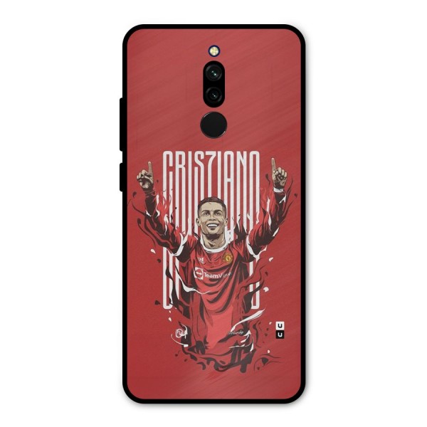 Soccer Star Victory Metal Back Case for Redmi 8