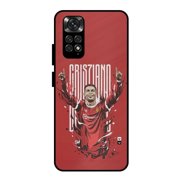 Soccer Star Victory Metal Back Case for Redmi Note 11 Pro