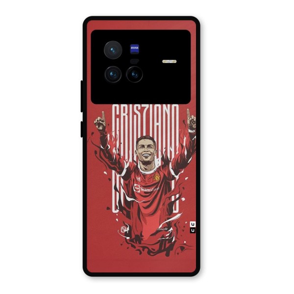 Soccer Star Victory Metal Back Case for Vivo X80