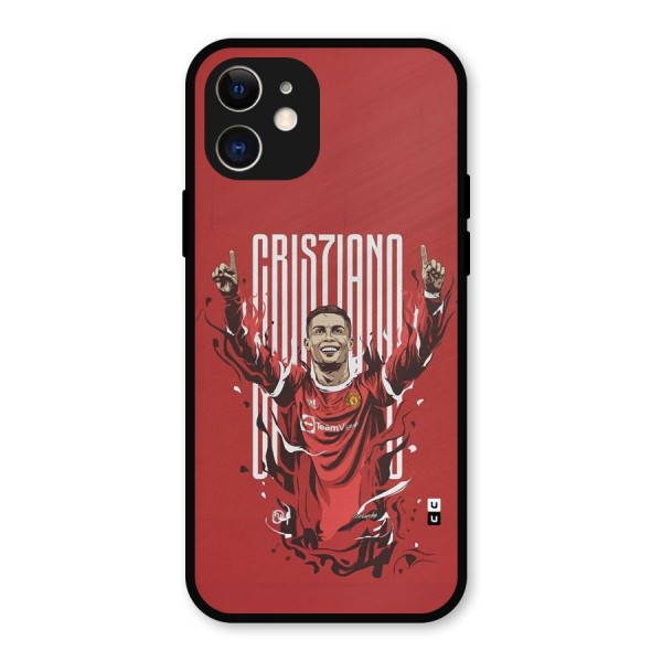 Soccer Star Victory Metal Back Case for iPhone 12