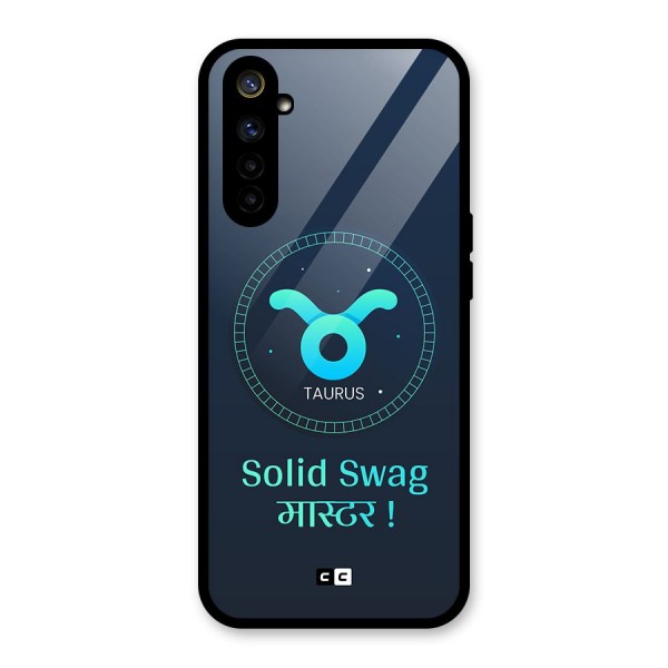 Solid Tauras Glass Back Case for Realme 6